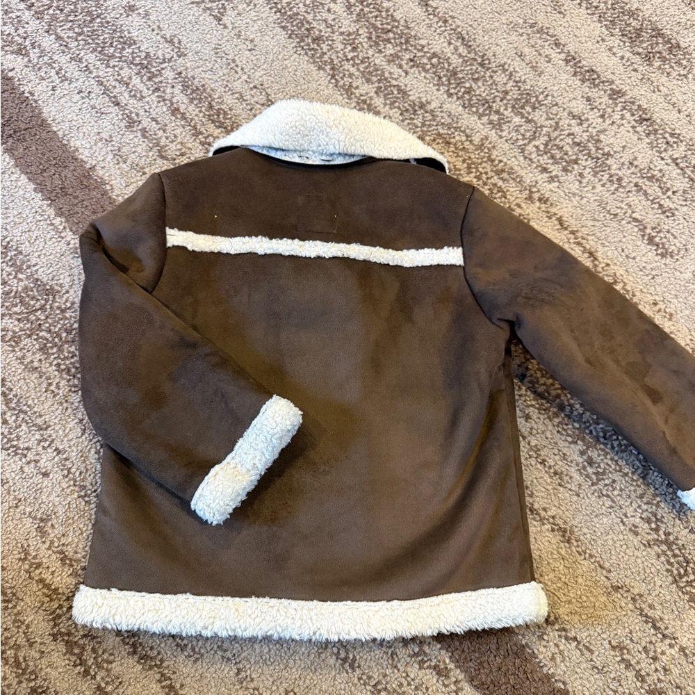 Kids Brown and Cream Jacket - Picture 4 of 5